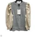 Top Long Sleeve By Who What Wear In Grey, Size: S