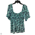 Top Short Sleeve By Lane Bryant In Teal, Size: Xl