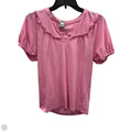 Top Short Sleeve By Loft In Pink, Size: S