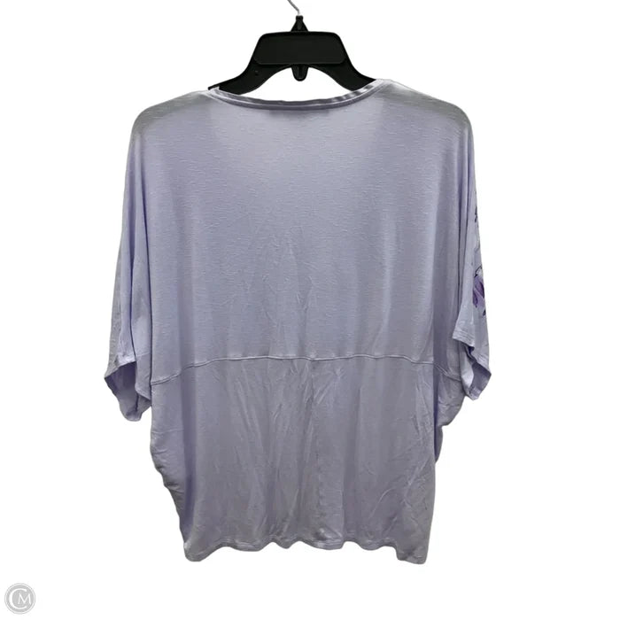 Top Short Sleeve By White House Black Market In Purple, Size: S