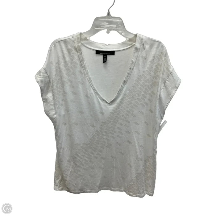 Top Short Sleeve By White House Black Market In White, Size: Xl