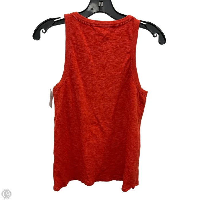 Top Sleeveless Basic By Madewell In Orange, Size: M