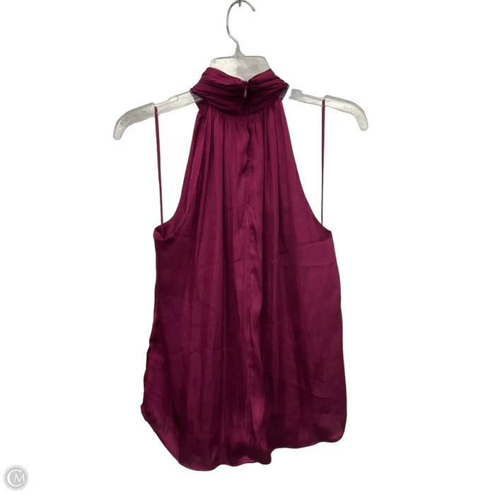 Top Sleeveless By Banana Republic In Purple, Size: S