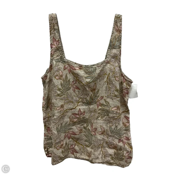 Top Sleeveless By Cynthia Rowley In Floral Print, Size: S