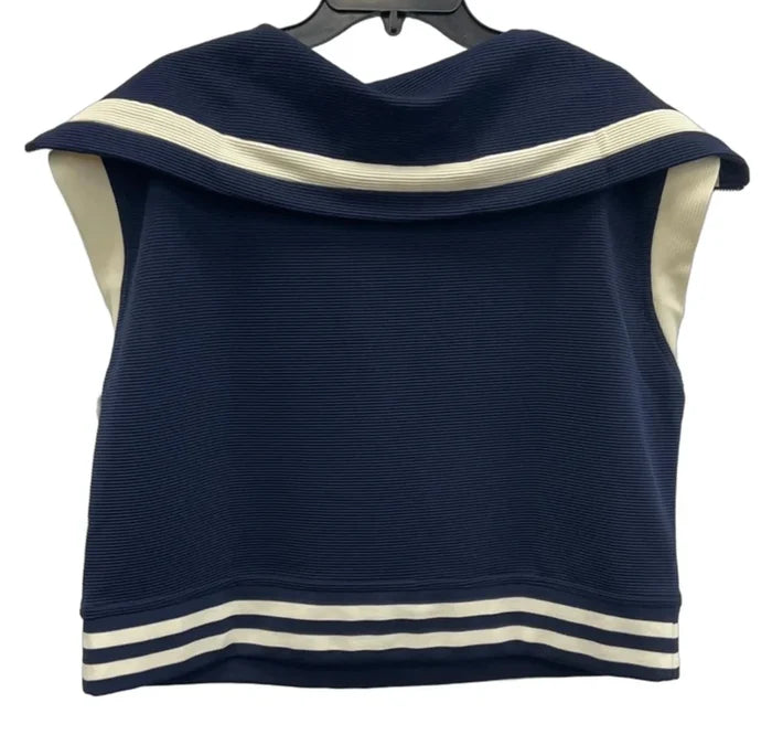Top Sleeveless By Entro In Navy, Size: L