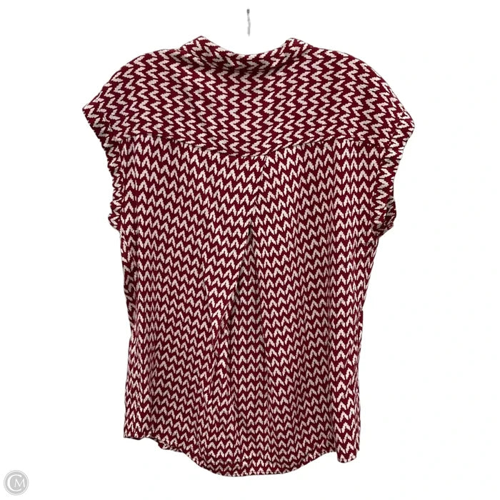 Top Sleeveless By Jachs Girlfirend In Red & White, Size: S
