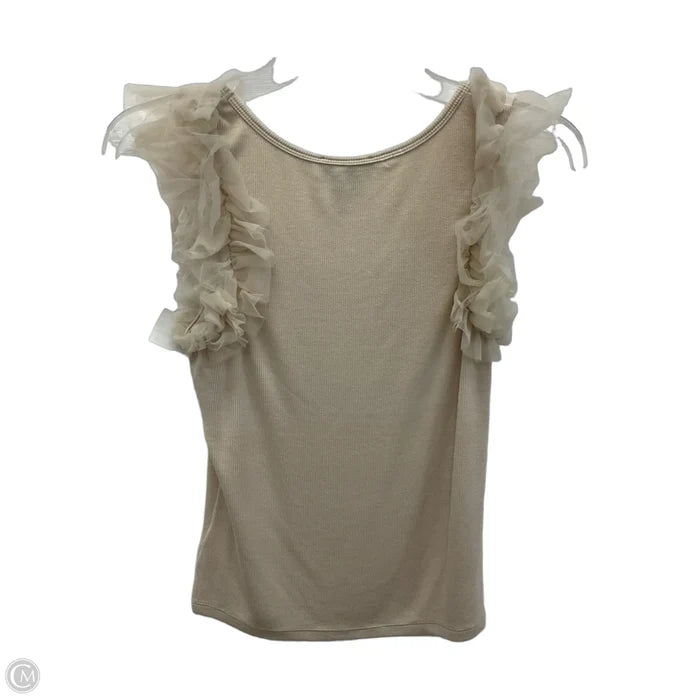 Top Sleeveless By Rachel Zoe In Tan, Size: M