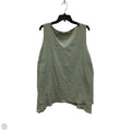 Top Sleeveless By Soft Surroundings In Green, Size: 2x