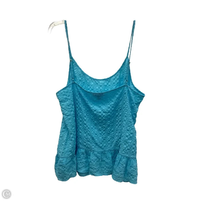 Top Sleeveless Designer By Lilly Pulitzer In Blue, Size: Xl