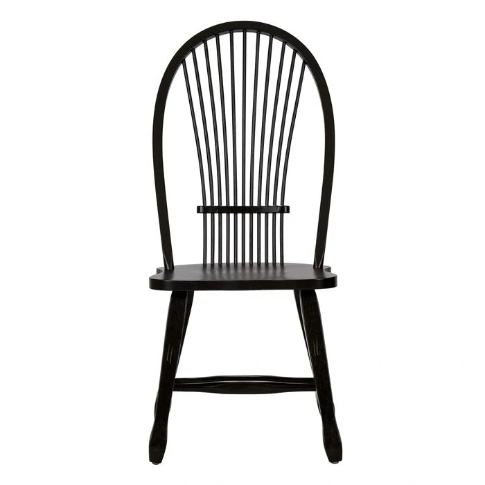 Treasures Sheaf Back Side Chair - Black image