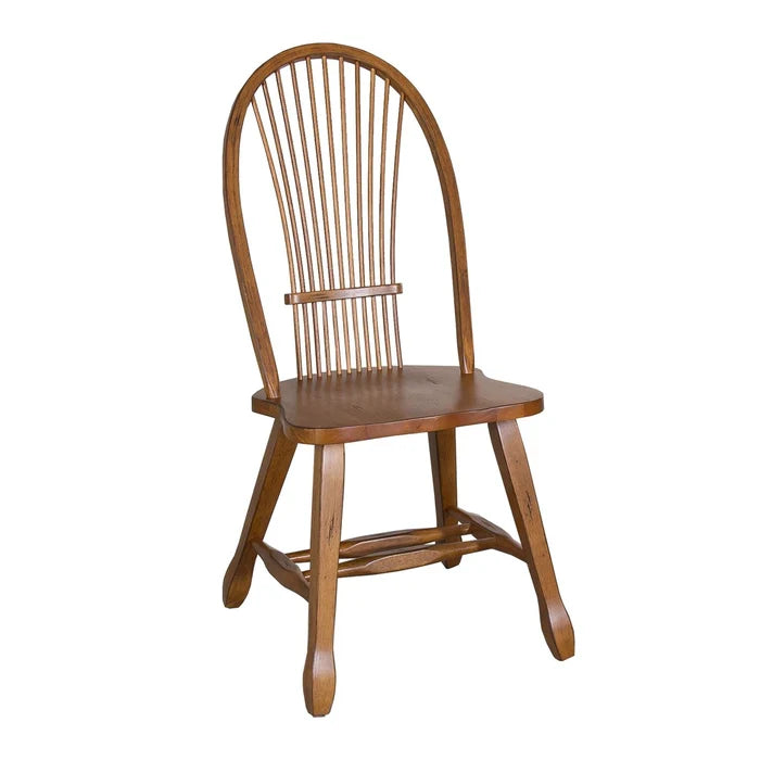 Treasures Sheaf Back Side Chair - Oak image