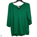 Tunic Long Sleeve By J. Jill In Green, Size: M