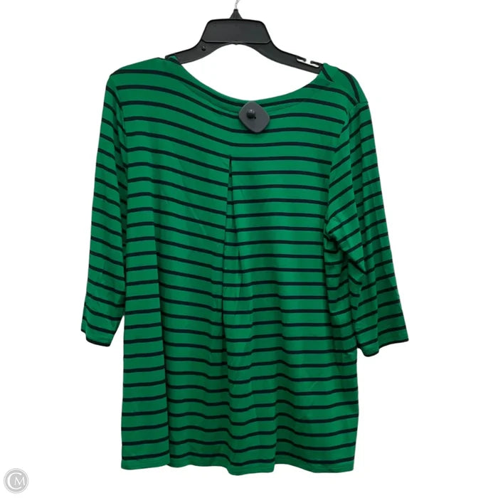 Tunic Long Sleeve By J. Jill In Green, Size: M