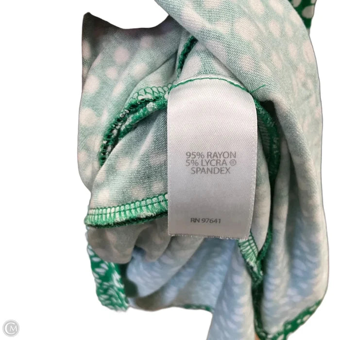 Tunic Short Sleeve By J. Jill In Green, Size: M