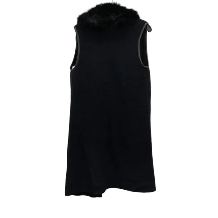 Vest Sweater By Talbots In Black, Size: S