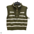 Vest Sweater By Talbots In Green, Size: Sp