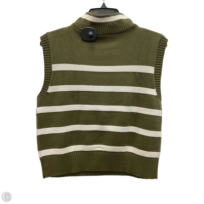 Vest Sweater By Talbots In Green, Size: Sp