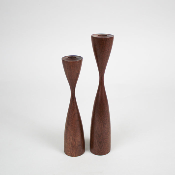 Walnut Candlestick Holder