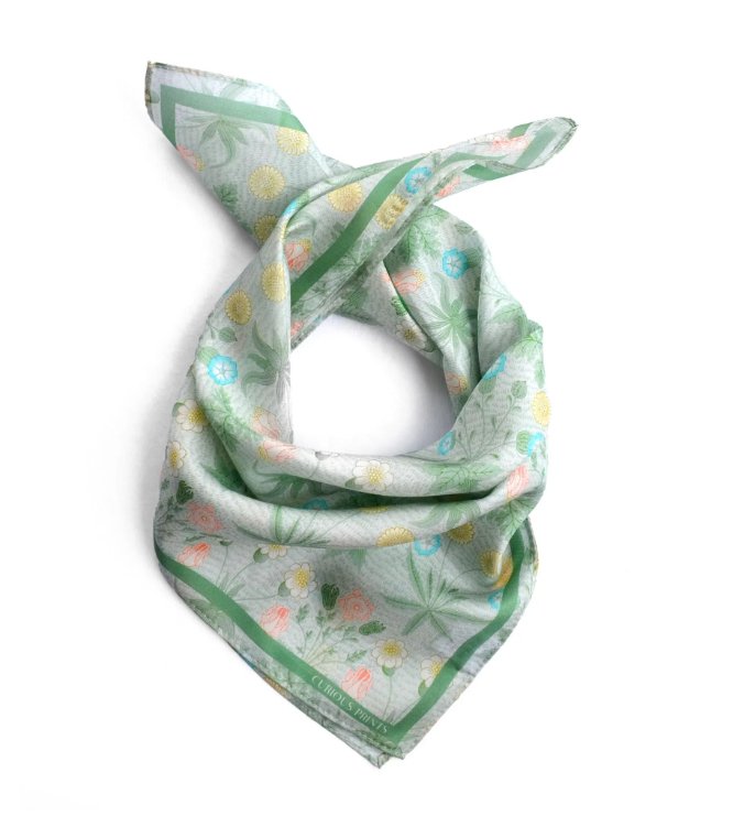 William Morris Small Silk Scarf