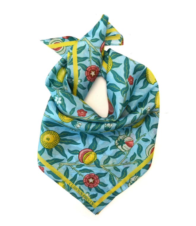 William Morris Small Silk Scarf