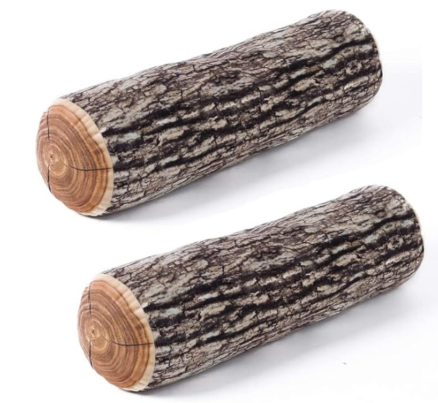Wooden Log Pillow
