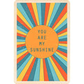 You Are My Sunshine Wooden Postcard